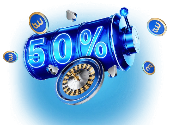 Recarga de casino de 50% no Twin Casino